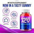 thumbnail image 2 of 2 Pack Amaze Keto ACV Gummies Amaze Advanced Formula Apple Cider Vinegar Keto Gummies Dietary Support Supplement 120 Gummies, 2 of 8