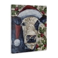 thumbnail image 4 of Stupell Industries Cow with Festive Holly Holiday Painting Gallery Wrapped Canvas Art Print Wall Art, 16 x 20, 4 of 8