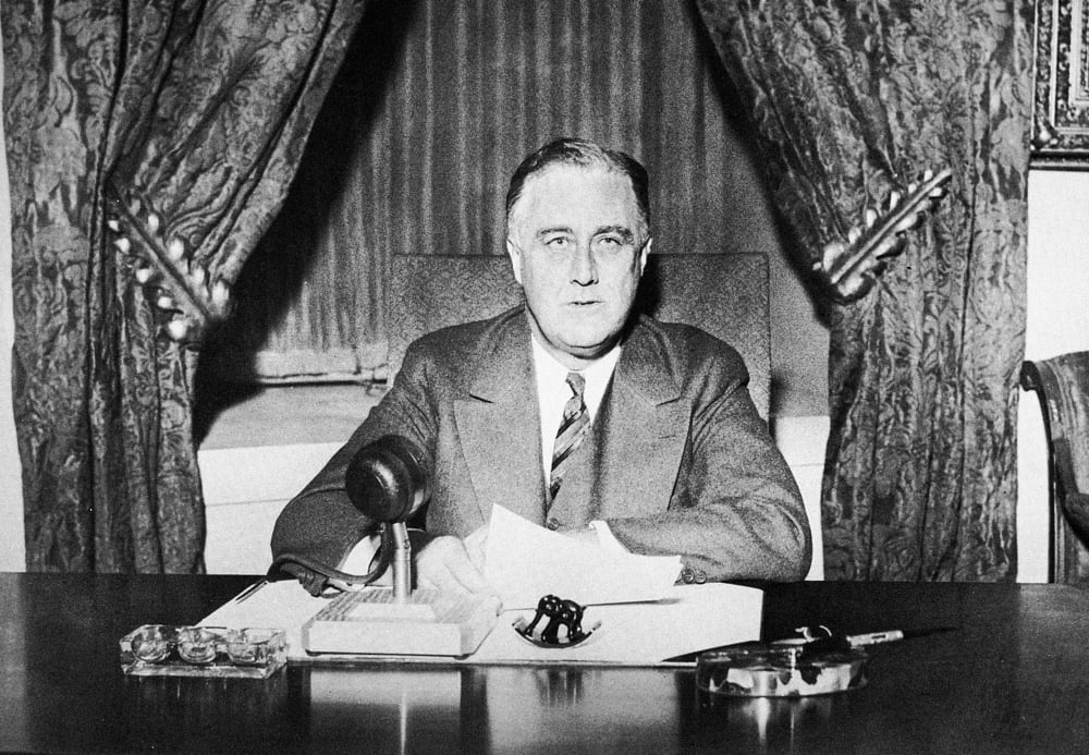 Franklin D Roosevelt N(1882-1945) 32Nd President Of The United States ...