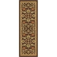 thumbnail image 1 of Well Woven 6633-2L Tabriz Traditional Non Slip Washable Runner Rug, Brown - 2 ft. 7 in. x 12 ft., 1 of 1