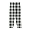 thumbnail image 2 of RMGVDSD Girls Summer Pants Children's Casual Plaid Pajamas Pants Soft Elastic Waist Pj Bottoms Comfy Long Pants With Pockets Denim Pants Streetwear For 5-6 Years, 2 of 4