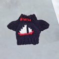 thumbnail image 1 of Ropa de muñeca de peluche de 15cm, ropa para muñecos, ropa de animales de peluche, vestido elegante DIY, disfraces cómodos, suéter para muñeca lindo Triángulo negro, 1 of 10