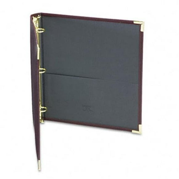 Samsill 15134 Collection Classique Classeur à Anneaux Portfolio 8-1/2 x 11 1 Po Capuchon Bordeaux