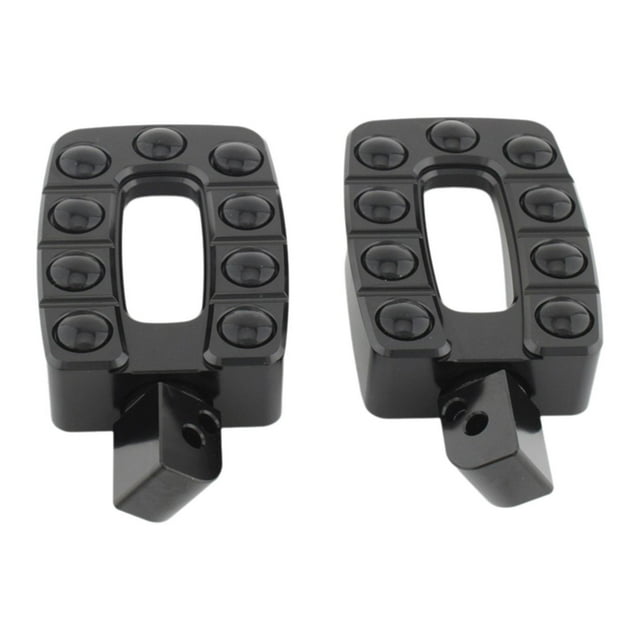 1 par portátiles fáciles de instalar clavijas de pie de motocicleta para TDM 850 Negro delantero