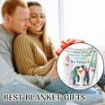 thumbnail image 2 of Anniversary Best Gifts for Her or Him, Romantic Gifts for Women Men,Wedding Engagement Birthday Gifts for Couples,Wife,Husband,Boyfriend,Bridal Shower Gifts,Presents for Girlfriend Blanket 60" x 50", 2 of 5