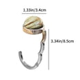 thumbnail image 3 of Luminous Glass Hooks Fluorescent Cosmic Glass Schoolbag Hooks Folded Bag Hooks Hooks For Deskside Hooks Student Gifts, 3 of 6