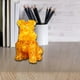 thumbnail image 3 of Figura de cachorro Schnauzer sentado, estatua decorativa, escultura animal en miniatura para Amarillo, 3 of 9
