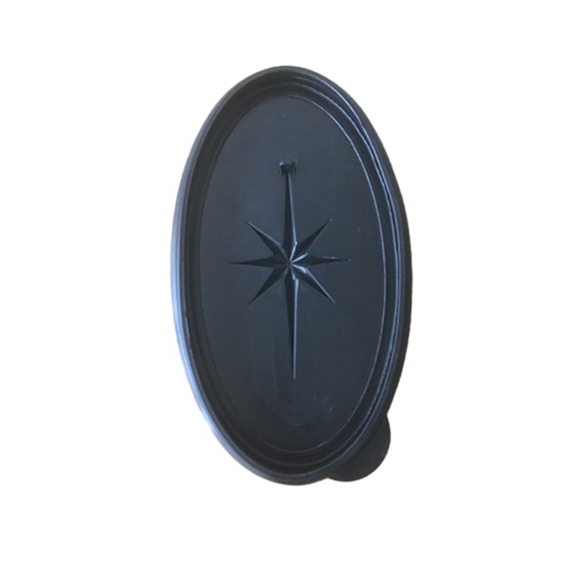 Scienceny Cubierta de escotilla redonda impermeable, placa de inspección de cubierta de plástico para canoa de Kayak de barco marino Bombillas para automóviles