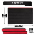 thumbnail image 2 of Precision Defined Tool Box Foam - Protective Inserts for Cases, Polyethylene Tool Foam for Cases, Cushion Insert for Toolboxes - 18" Black/Red (3 pack), 2 of 5