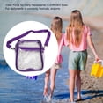 thumbnail image 4 of Bandolera Mensajero Impermeable de PVC Transparente Bolso de Hombro con Correa Ajustable para el Trabajo Gimnasio Playa Aeropuerto Viajes ANGGREK Otros, 4 of 8