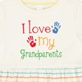 thumbnail image 4 of Inktastic I Love My Grandparents Girls Baby Dress, 4 of 5