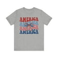 thumbnail image 2 of Women's Groovy Retro America Coquette Bow 4th of July Shirt, 2 of 12