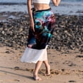 thumbnail image 6 of Starry Animals Chic Chiffon Beach Dress with Polyester Straps - for Beach Skirts, 6 of 6
