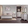 thumbnail image 5 of American Woodcrafters Salter Path Wood 5-Drawer Chest in Oyster White, 5 of 8