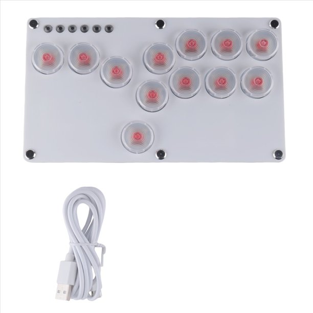 Joystick de 12 Teclas, Teclado , Controlador Arcade Stick para //Switch/PC, Controlador Arcade Fight Sticks C