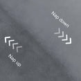thumbnail image 6 of JIUZHEN Grey Velvet Curtains 96 inches for Living Room - Thermal Insulated Room Darkening Grommet Thick Velvet Window Drapes for Bedroom/Dining, Set of 2 with Tiebacks, W52 x L96, 6 of 9
