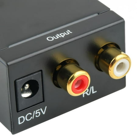 iMeshbean Digital Optical Toslink Coax to Analog L/R RCA Audio Converter Adapter +Cable USA iMeshbean Digital Optical Toslink Coax to Analog L/R RCA Audio Converter Adapter +Cable USA
