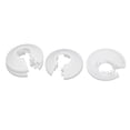 thumbnail image 2 of Unique Bargains 16mm Plastic Wall Flange Radiator Water Pipe Cover White 4Pcs, 2 of 4