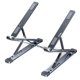 thumbnail image 1 of Folding Portable Laptop Notebook Stand, Viewing Angle Height Adjustable Aluminum Bracket, 1 of 5