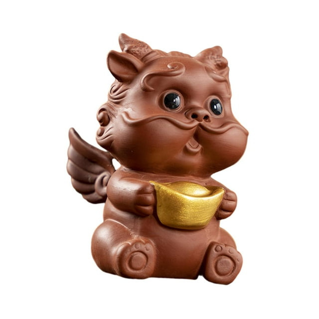 Adorno Pixiu de la Bestia de la Suerte, Figura Pixiu en Miniatura, Manualidades, Decorativo, Pequeño estilo C