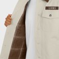 thumbnail image 6 of Men's NFL x Darius Rucker Collection by Fanatics Tan Detroit Lions Midweight Canvas Full-Button Jacket, 6 of 6