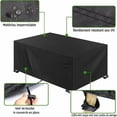 thumbnail image 4 of Outdoor Furniture Guards, Patio Furniture Covers, Patio Sectional Couch Cover Waterproof Design, Multi-Layer Defense For Garden Furniture, Easy to Use For Quick Protection (Black), 4 of 5
