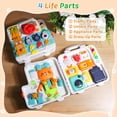 thumbnail image 5 of Montessori Toys for 1-3 Year Old Baby, Bilingual Busy Board for Toddlers 1-3, Educational Toddlers Toys for Ages 0-3, Birthday Gifts for 1+ Year Old, Developmental Baby Toy 12-36 Months, 5 of 10