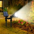 thumbnail image 2 of Solar Powered Spotlight Outdoor Dusk To Dawn Light Wall Path Lawn Garden Lamp Waterproof, 2 of 10