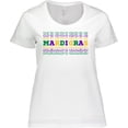 thumbnail image 3 of Inktastic Mardi Gras Mirror Words Women's Plus Size T-Shirt, 3 of 5