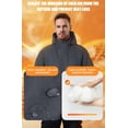 thumbnail image 4 of TRGPSG Men's Insulated Winter Puffer Jacket, Waterproof Windproof Hooded Snow Coat, 4 of 6