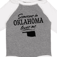 thumbnail image 4 of Inktastic Someone in Oklahoma Loves Me Boys or Girls Long Sleeve Baby Bodysuit, 4 of 5