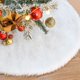 thumbnail image 2 of Falda de árbol de Navidad de felpa de piel sintética, alfombra de árbol de Navidad, adorno de fiesta, decoraciones navideñas, 38/62cm, 2 of 4