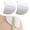 White, variant on CHENjy Women Reusable Non Slip Bra Strap Shoulder Pads for Comfort and Shape Wear with Sweaters and Jackets 3.54*5.9 in