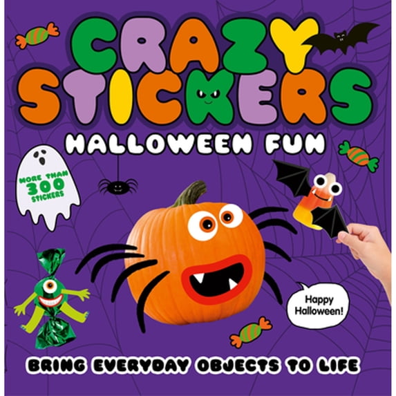 Pre-Owned Halloween Fun: A Halloween Sticker Book for Kids and Toddlers (Paperback) 1664340211 9781664340213
