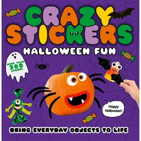 Pre-Owned Halloween Fun: A Halloween Sticker Book for Kids and Toddlers (Paperback) 1664340211 9781664340213