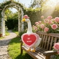 thumbnail image 7 of YOTQUSKI Porch Goose Outfits, Romantic Porch Gooses Clothes 23" Cement Goose Spring Valentine's Day Outdoor Patio Yard Lawn Dection, Gardener Goose Costume, 7 of 7