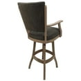 thumbnail image 2 of Pemberly Row Classic Solid Wood Swivel Counter 26" Bar Stool with Arms, 2 of 2