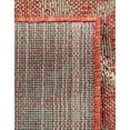 thumbnail image 5 of Unique Loom Outdoor Botanical Collection Area Rug - Fern (4' 1" x 6' 1" Rectangle Terracotta/Ivory), 5 of 9