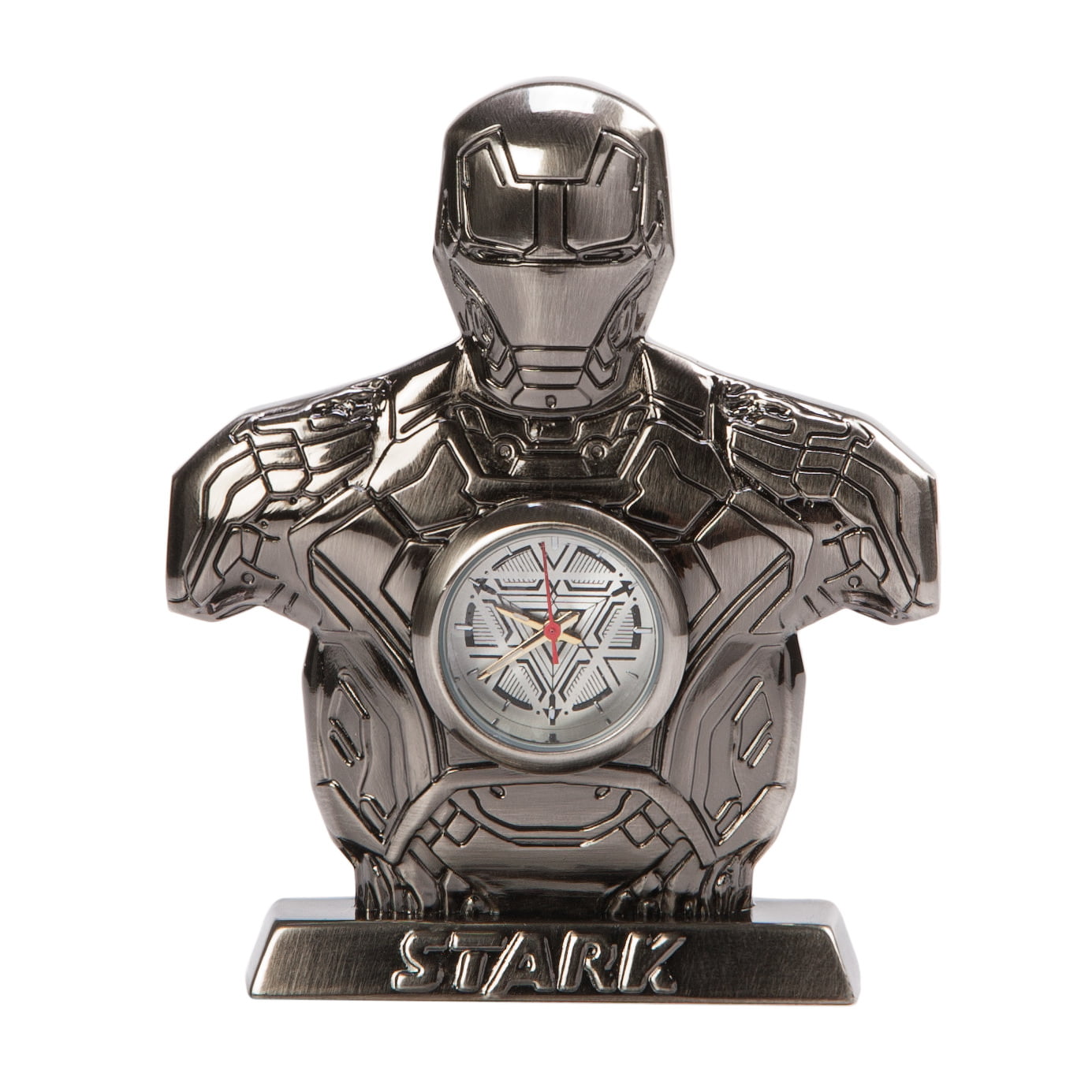 Marvel Avengers Age of Ultron Silver Iron Man Mark 43 Desk Clock