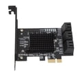 thumbnail image 1 of Tarjeta de expansión PCI Express SATA 3.0 de 6 puertos compatible con HDD SATA6G 3G 1.5G, 1 of 11