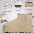 thumbnail image 3 of Platform Mini Boot For Women Soft Lined Short Ankle Boot Sneakers Snow Platform Anti-Slip Boot, 3 of 6