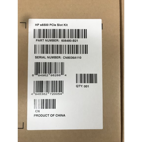 NOB NEW 608480-B21 HPE S6500 PCLE SLOT KIT