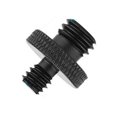 thumbnail image 3 of 2 PACKS Camera Screw Tripod Smooth Surface Clear Thread Portable Screw Tripod black, 3 of 8