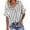 Black, variant on Ltctricy Button down Shirts for Women Plus Size Short Sleeve Striped Collared Blouses with Pocket Casual Loose Summer Tops