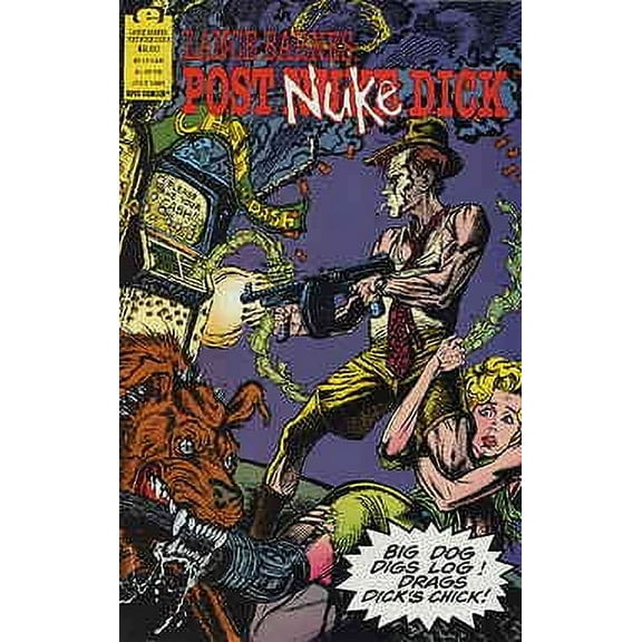 Lance Barnes: Post Nuke Dick #4 VF ; Epic Comic Book