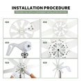 thumbnail image 3 of 2000W Wind Turbine With Free Charging Controller Yacht Farm Family Farm With Solar Cell System 6kwh Per Day ,Widely Use, 3 of 6