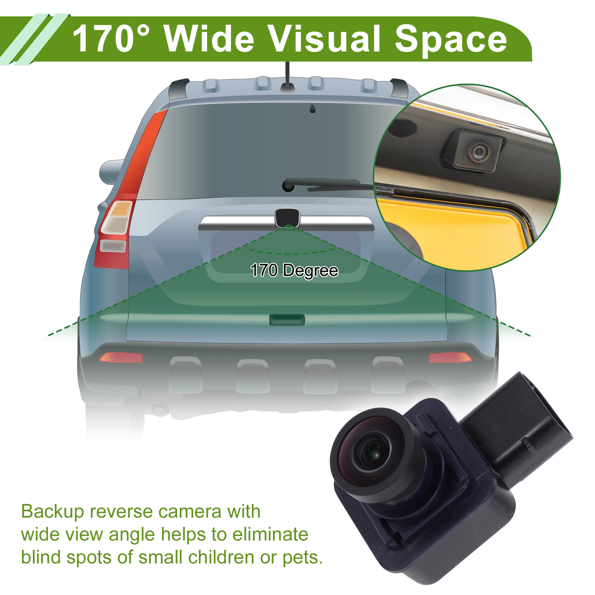 Unique Bargains Car Park Assist Camera for Lincoln Corsair 2020-2024 No.LJ7T19G490AB