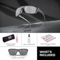 thumbnail image 3 of Oakley OO9416 Split Shot Rectangle Shaped Non-Polarized Sunglasses for Men - Includes Official Eyewear Kit - Matte Carbon Frame with Prizm Black Lens, 3 of 5