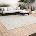 thumbnail image 3 of Addison Rugs Chantille Indoor/Outdoor Traditional Global Ivory Machine Washable Rectangle Rug, 9' x 12', 3 of 10