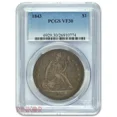 thumbnail image 1 of 1843 $1 Seated Dollar PCGS VF-30, 1 of 3